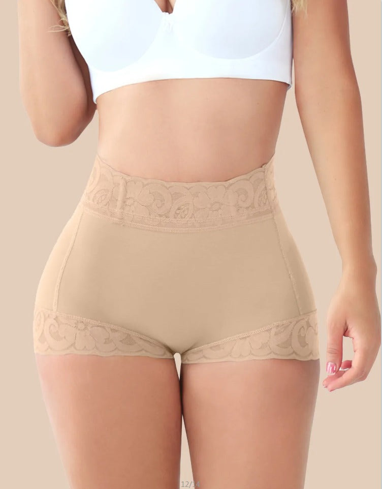 T&J Beauty Women Classic Lace Butt Lifter Panty ( MED)