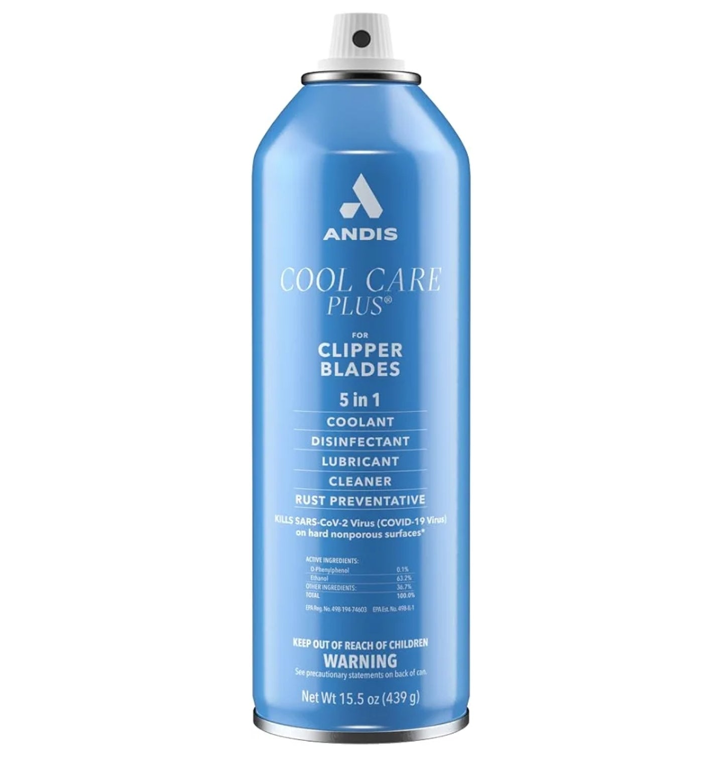 Andis DPD Cool Care Plus 5 in 1 for Clipper Blades - 15.5 Ounce
