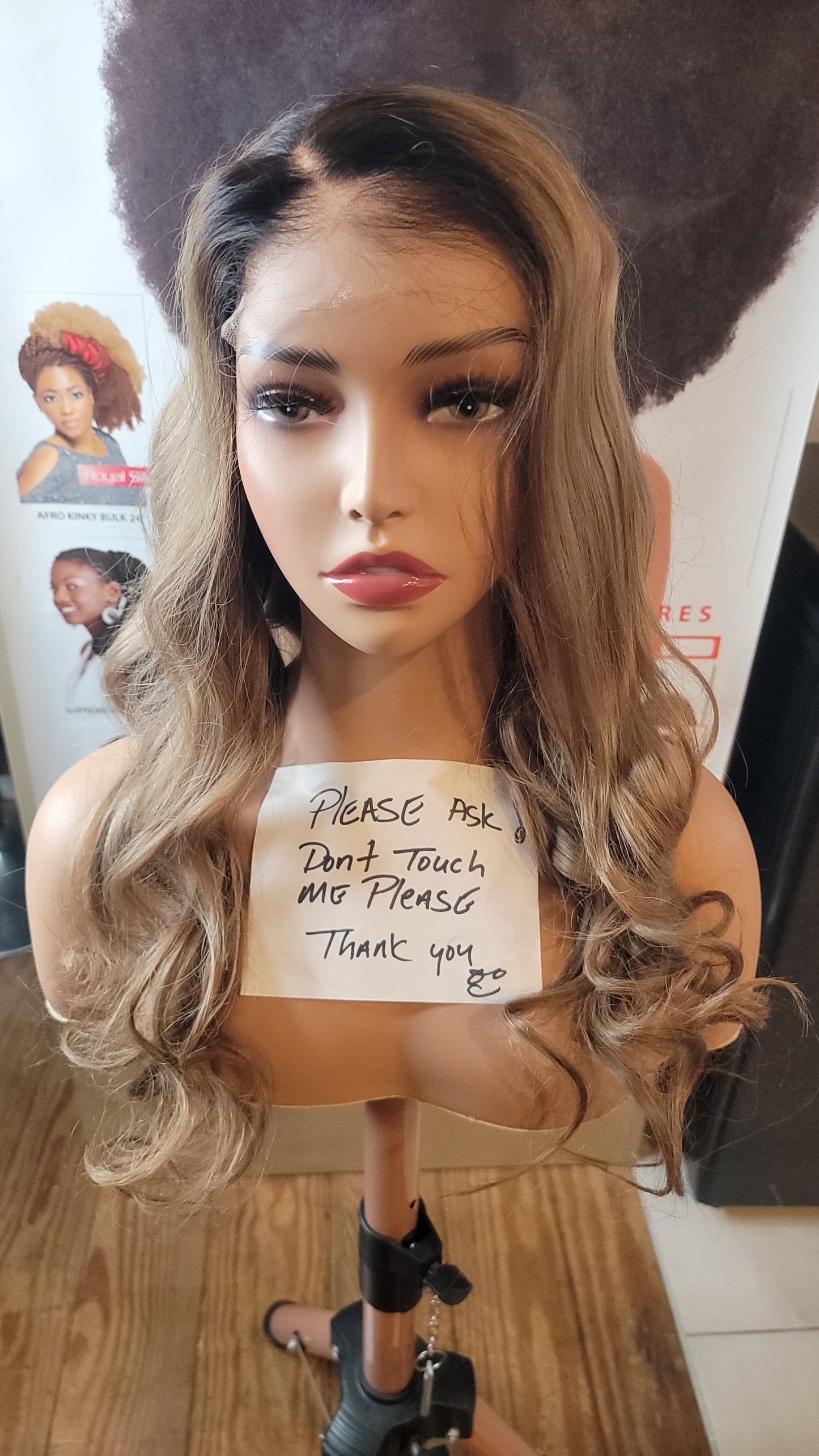 T&J Beauty lace wig glue-less (Bella)22: