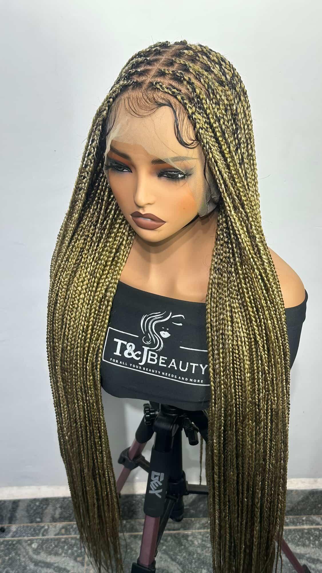 T&J Beauty braided wigs