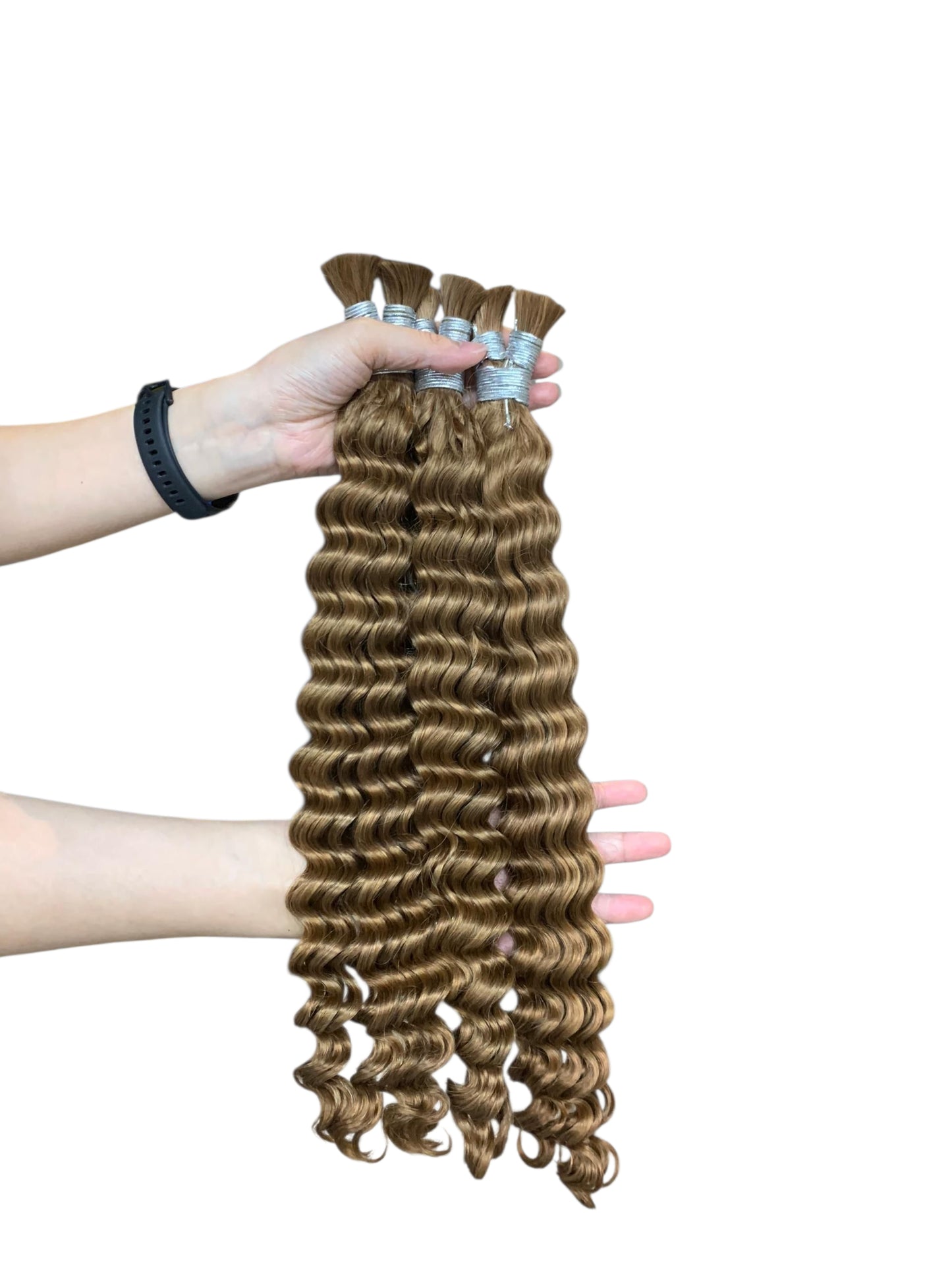 T&J Beauty Bulk human hair Deep Waves