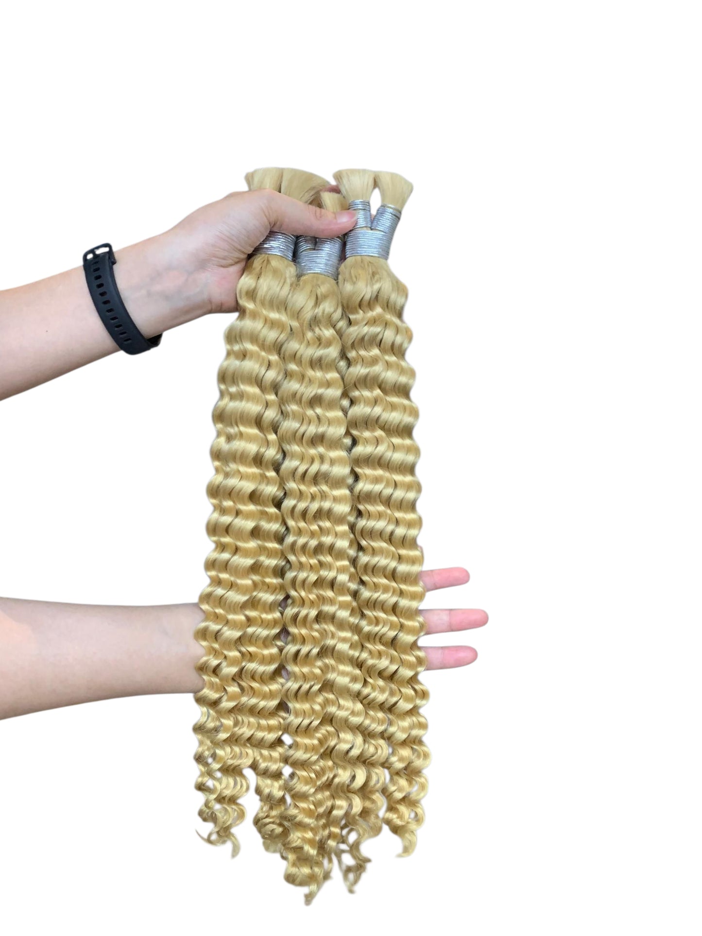T&J Beauty Bulk human hair Deep Waves