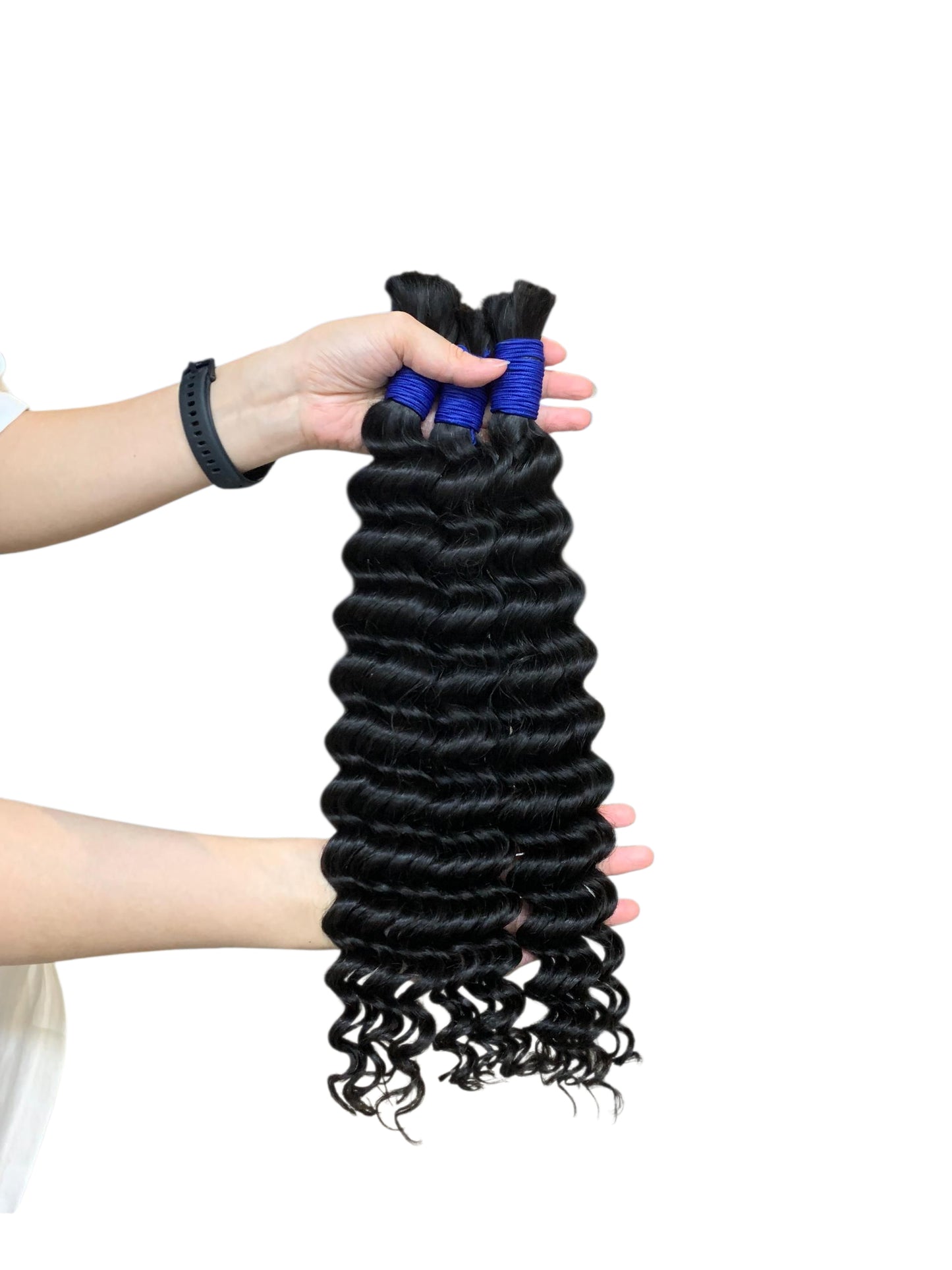 T&J Beauty Bulk human hair Deep Waves