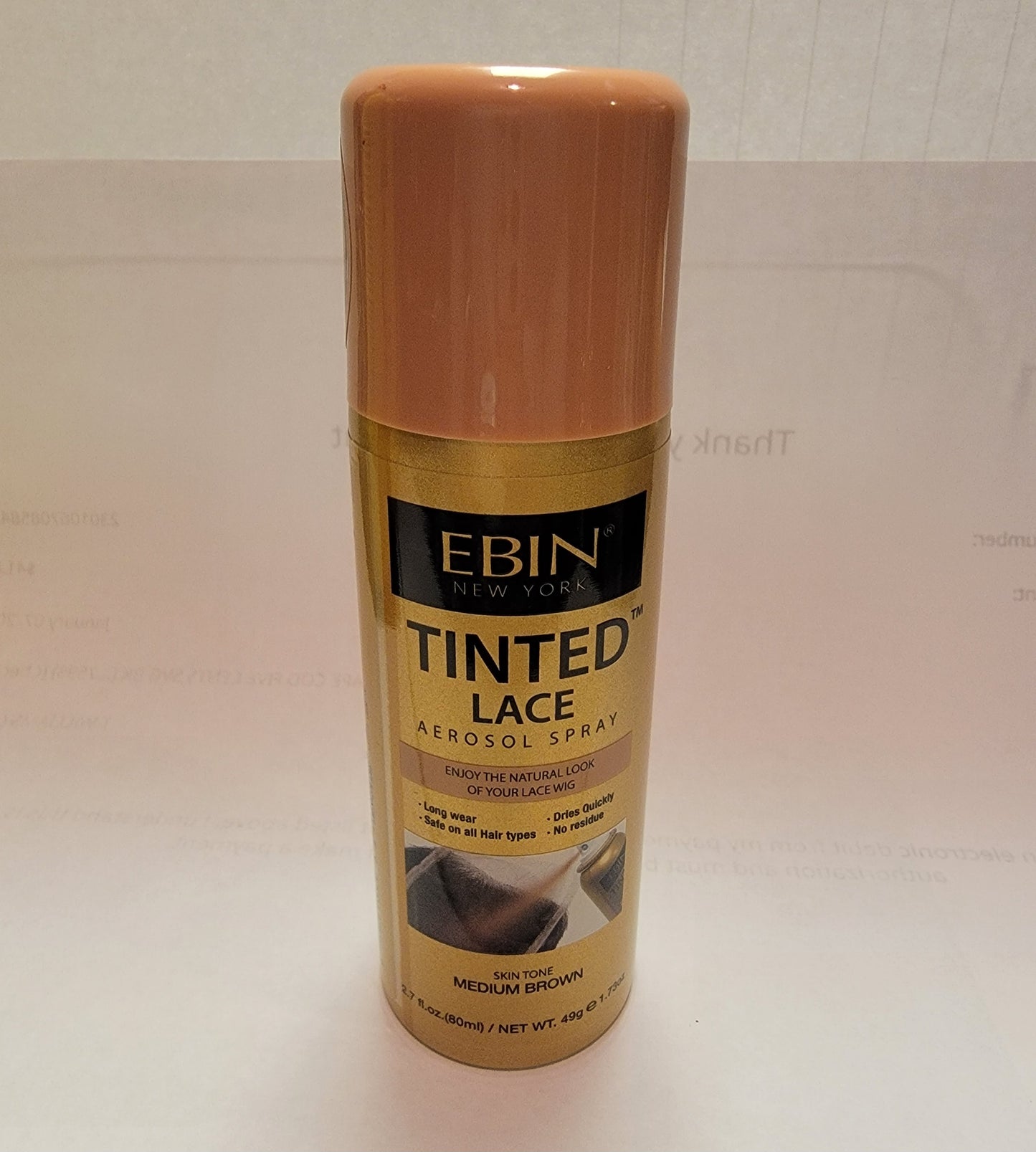 Ebin Tinted Lace ( Med Bwn )