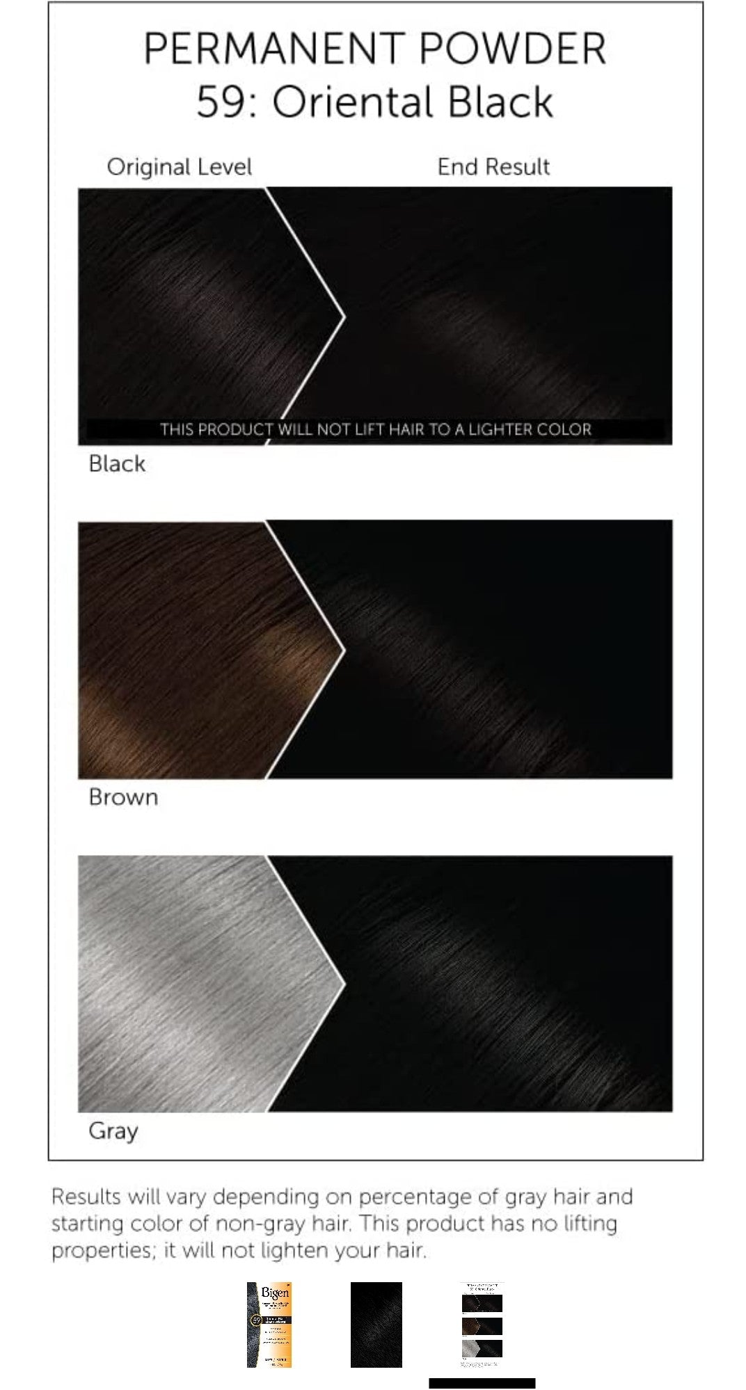 Bigen Permanent Powder (Black)