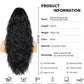 26 inch Black Ponytail Extension, Drawstring Ponytail