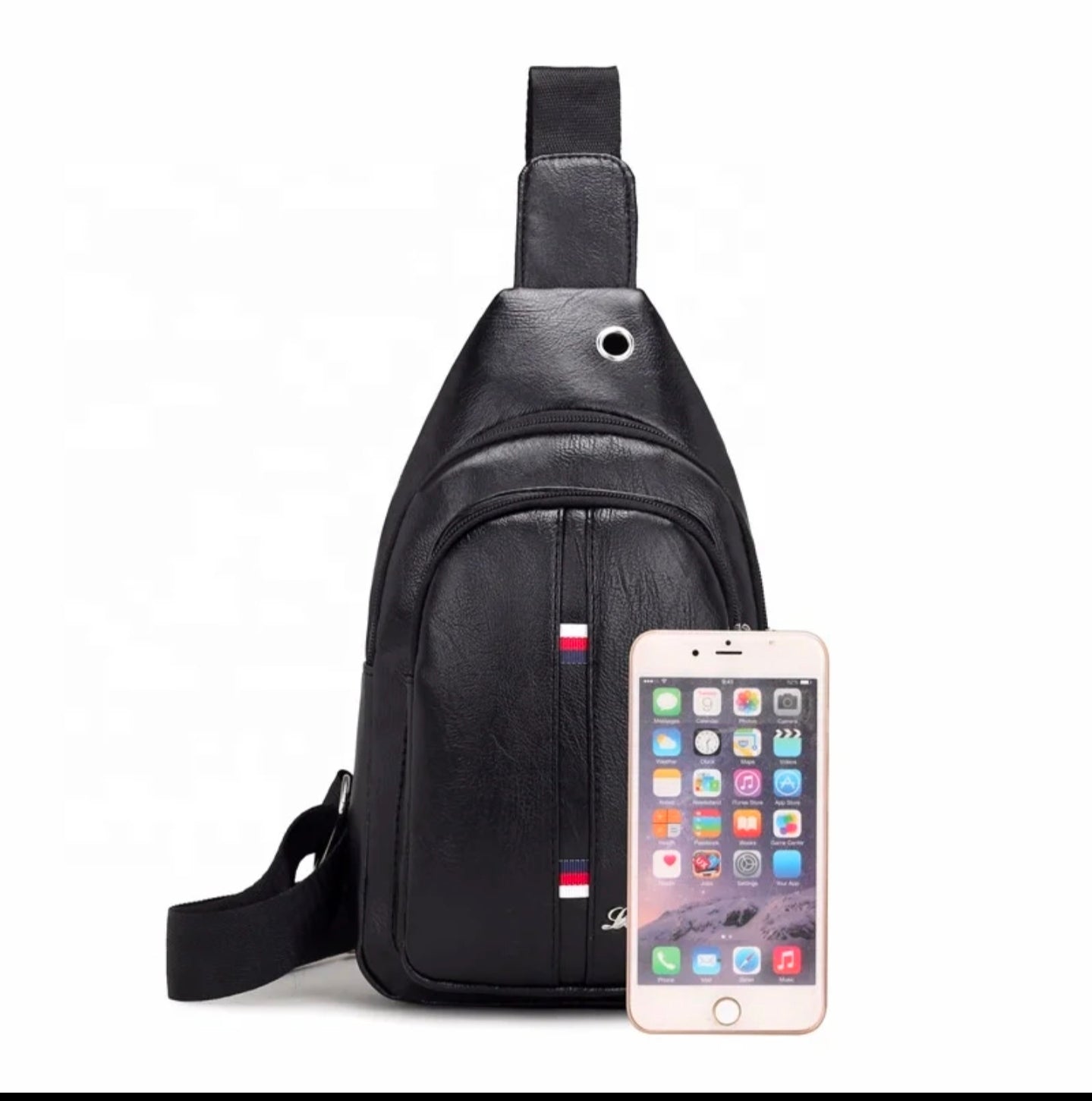 Men Pu Leather Chest bags