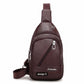 Men Pu Leather Chest bags
