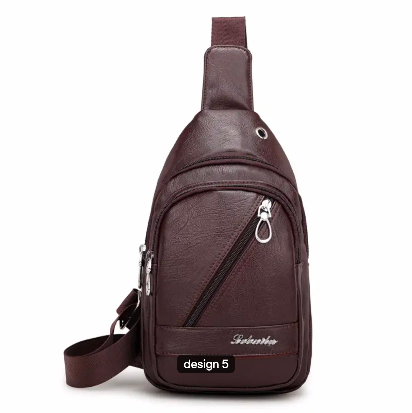 Men Pu Leather Chest bags