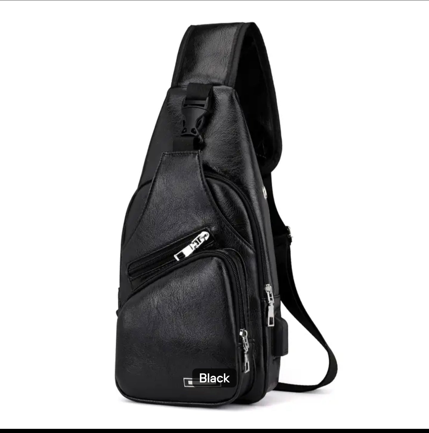 Men UB Charging and earphone hooks crossbody bag