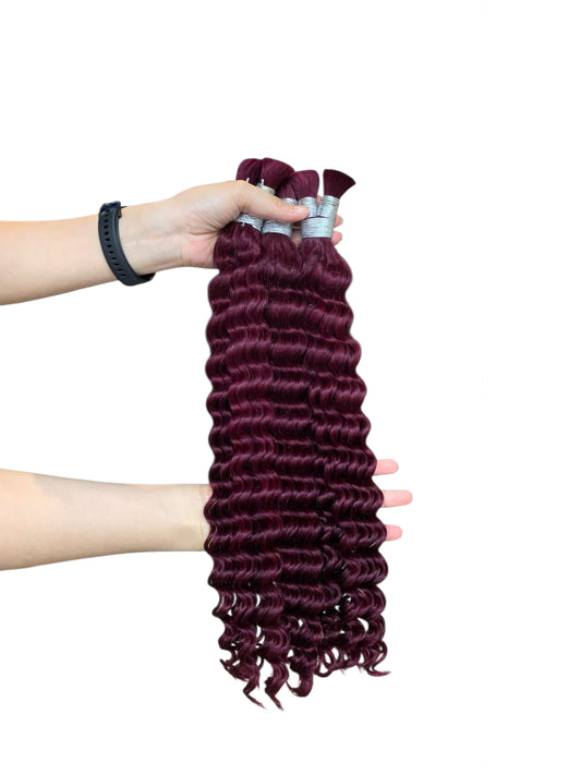 T&J Beauty Bulk human hair Deep Waves
