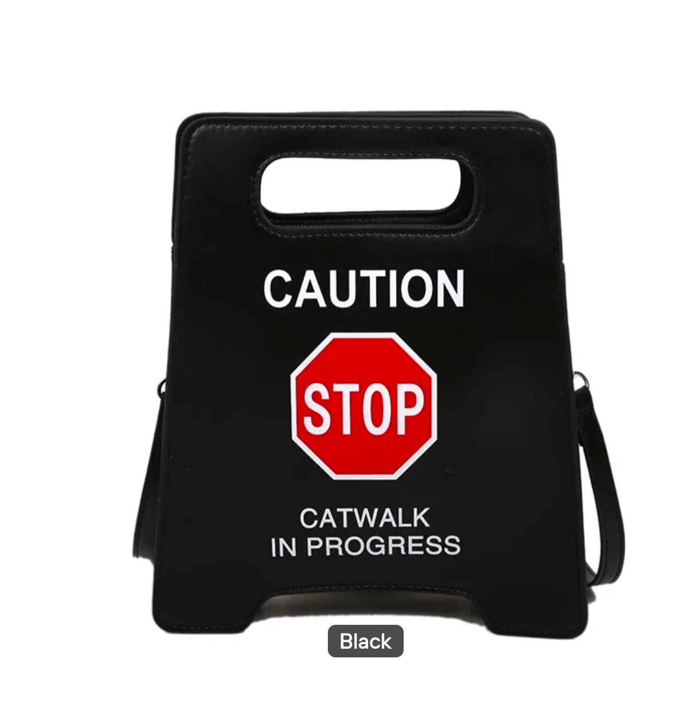 Caution hand bag/crossbody