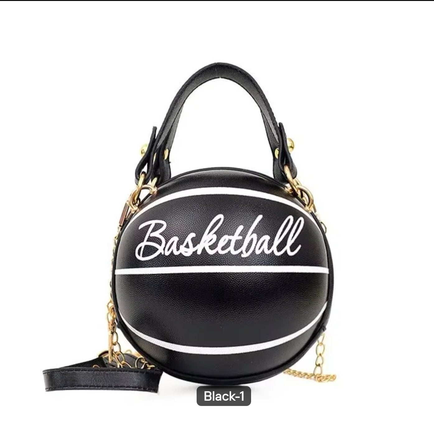 Basketball crossbody shoulder strap bag.