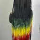 T&J Beauty Cornrow lace wig Kami 35"