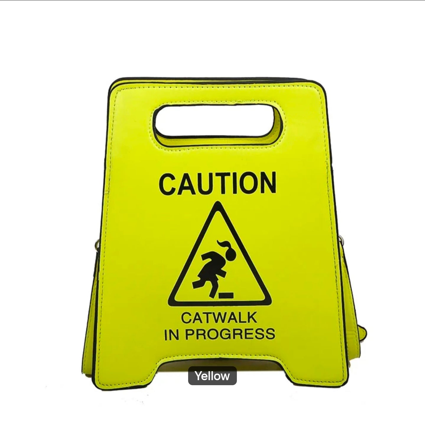 Caution hand bag/crossbody