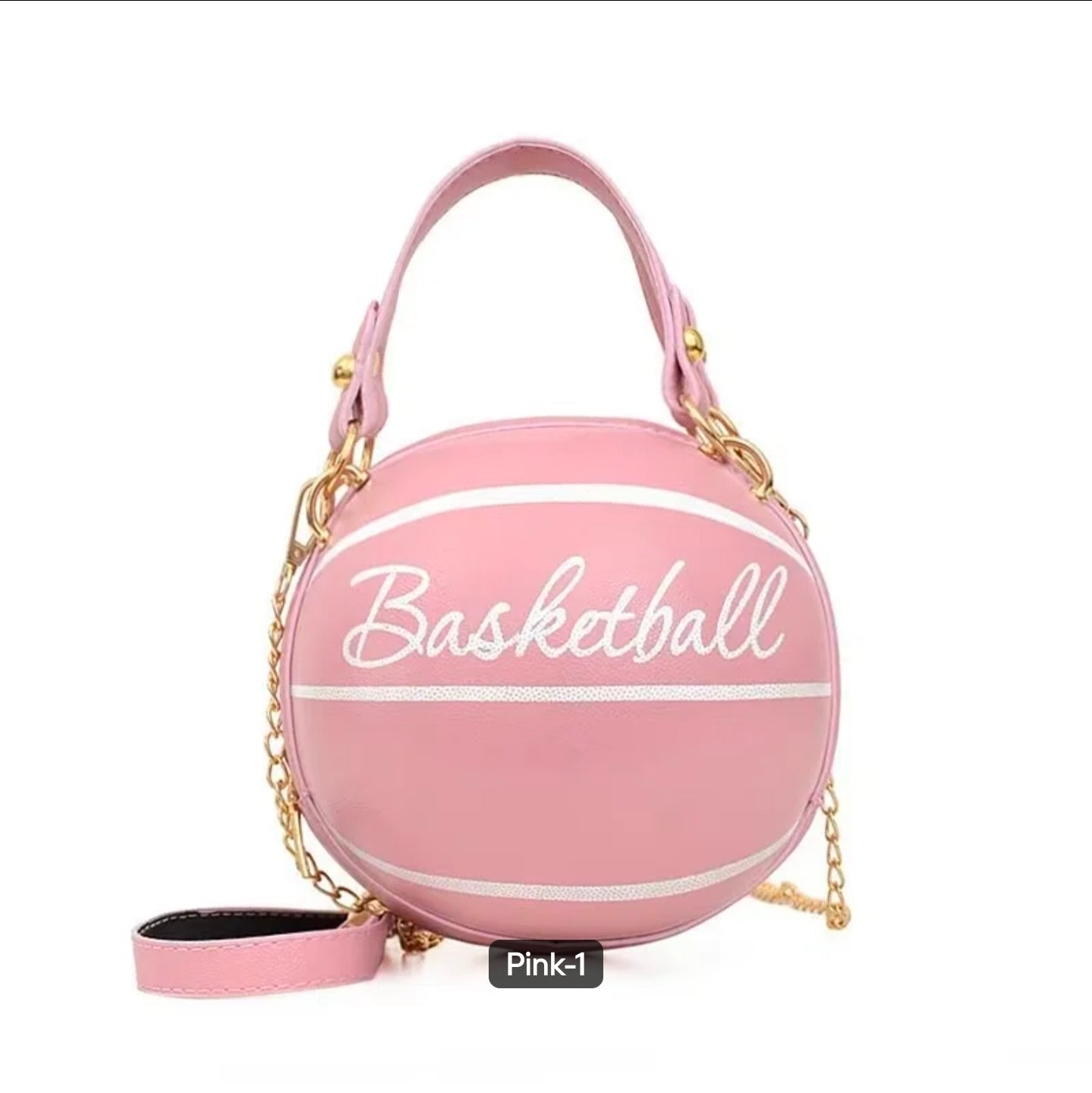 Basketball crossbody shoulder strap bag.