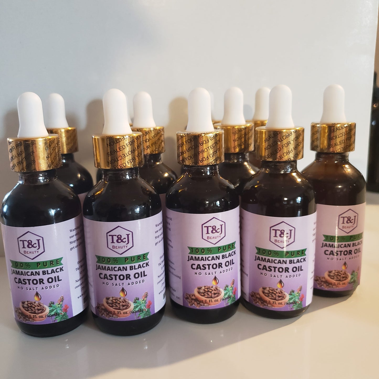 T&J Beauty's Jamaican  Pure Essential Oils