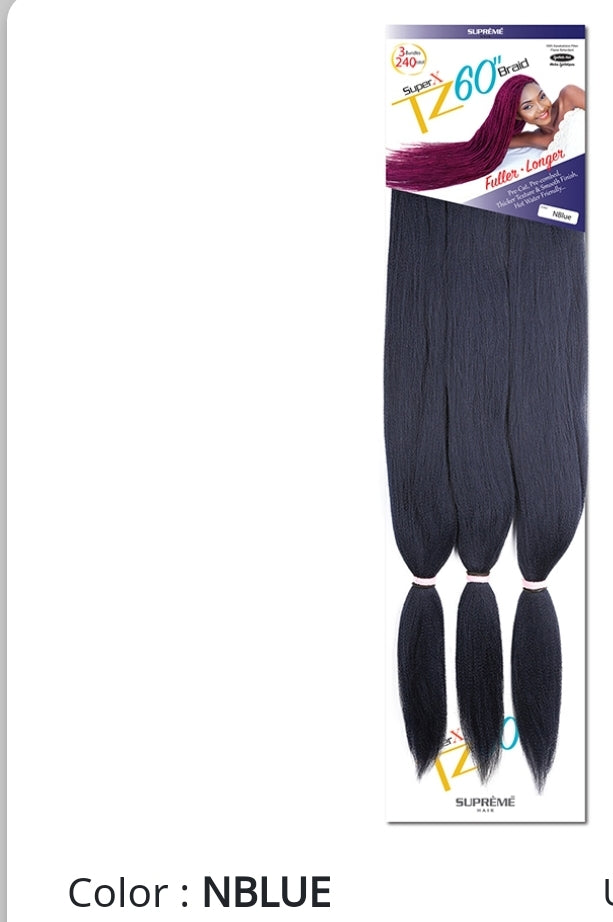 Super x TZ Braids 60"