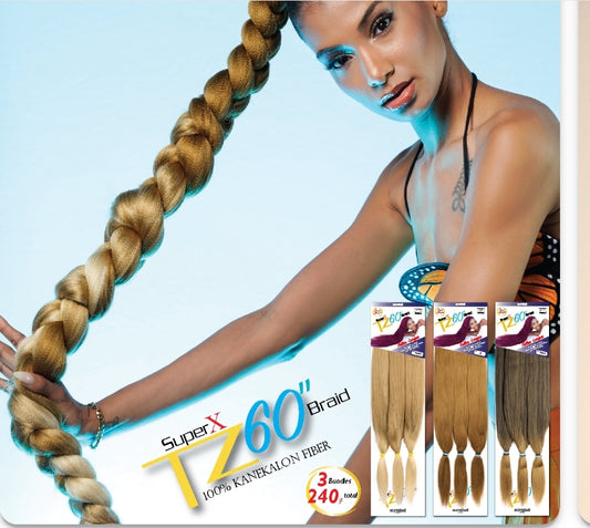 Super x TZ Braids 60"